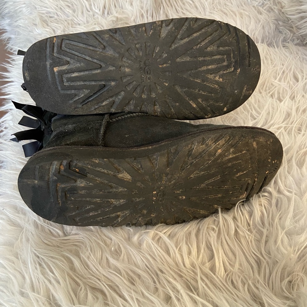 UGG Bailey Bow black boots